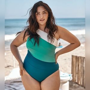 Summersalt The Sidestroke One Piece size 18 Bathing Suit